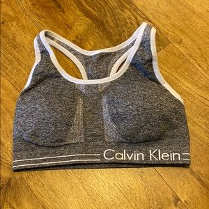 calvin klein razorback sports bra